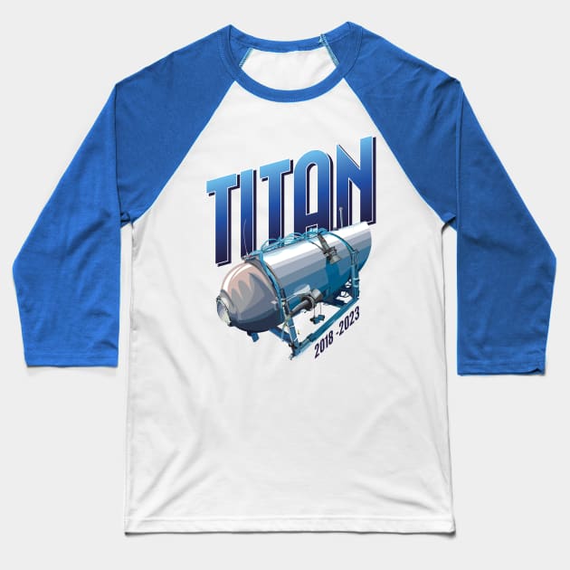 Titan Baseball T-Shirt by MindsparkCreative